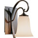 Scroll 1 Light 5 inch Natural Iron Sconce Wall Light
