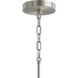 Replay 4 Light 18 inch Brushed Nickel Pendant Ceiling Light