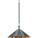 Folly Beach 1 Light 20.75 inch Verdigris Pendant Ceiling Light