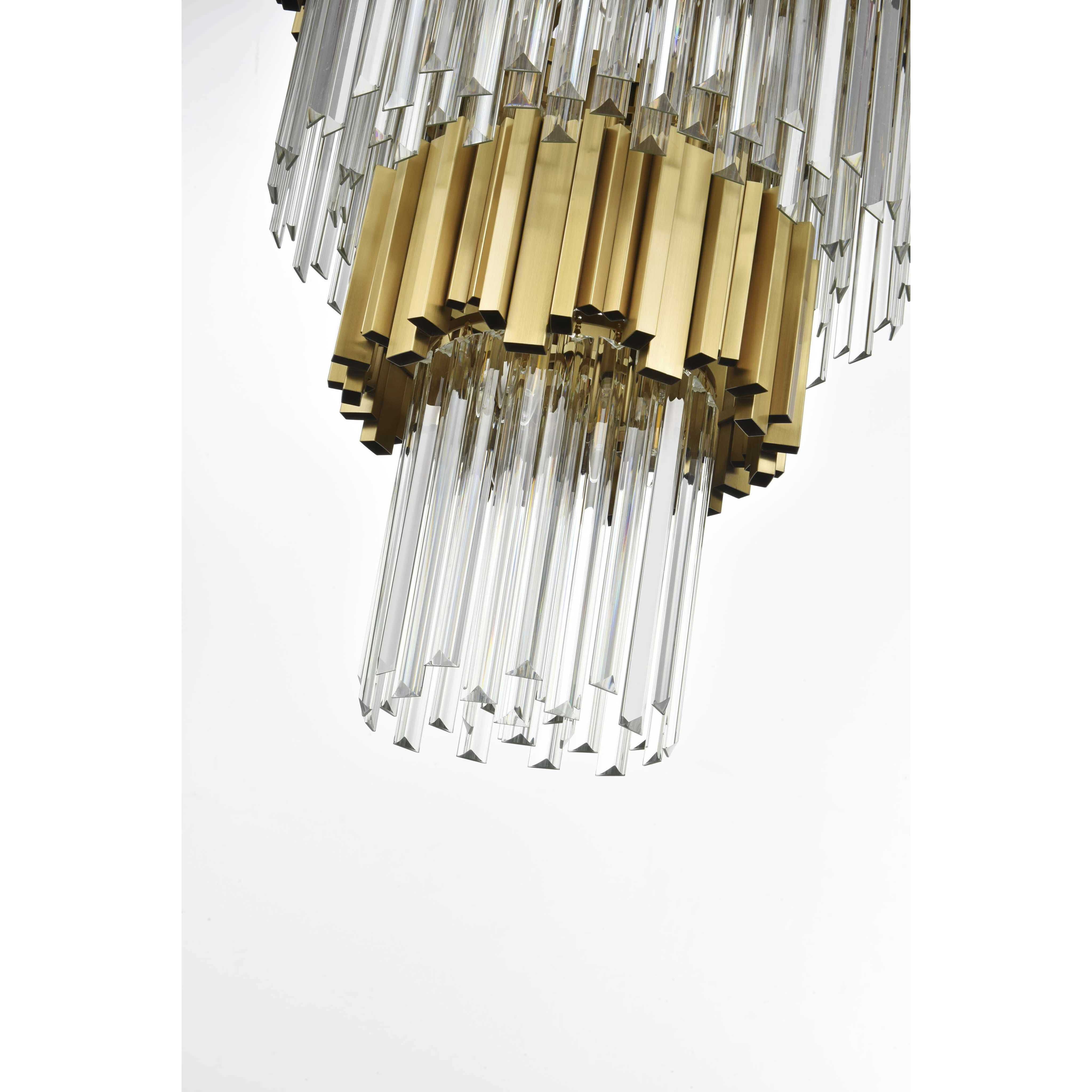 Willow 27 Light 40 inch Satin Gold Chandelier Ceiling Light