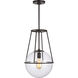 ED Ellen DeGeneres Atlas 1 Light 12.5 inch Aged Iron Pendant Ceiling Light