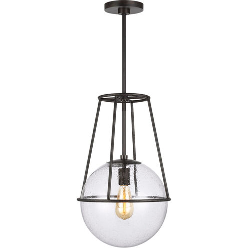 ED Ellen DeGeneres Atlas 1 Light 12.5 inch Aged Iron Pendant Ceiling Light