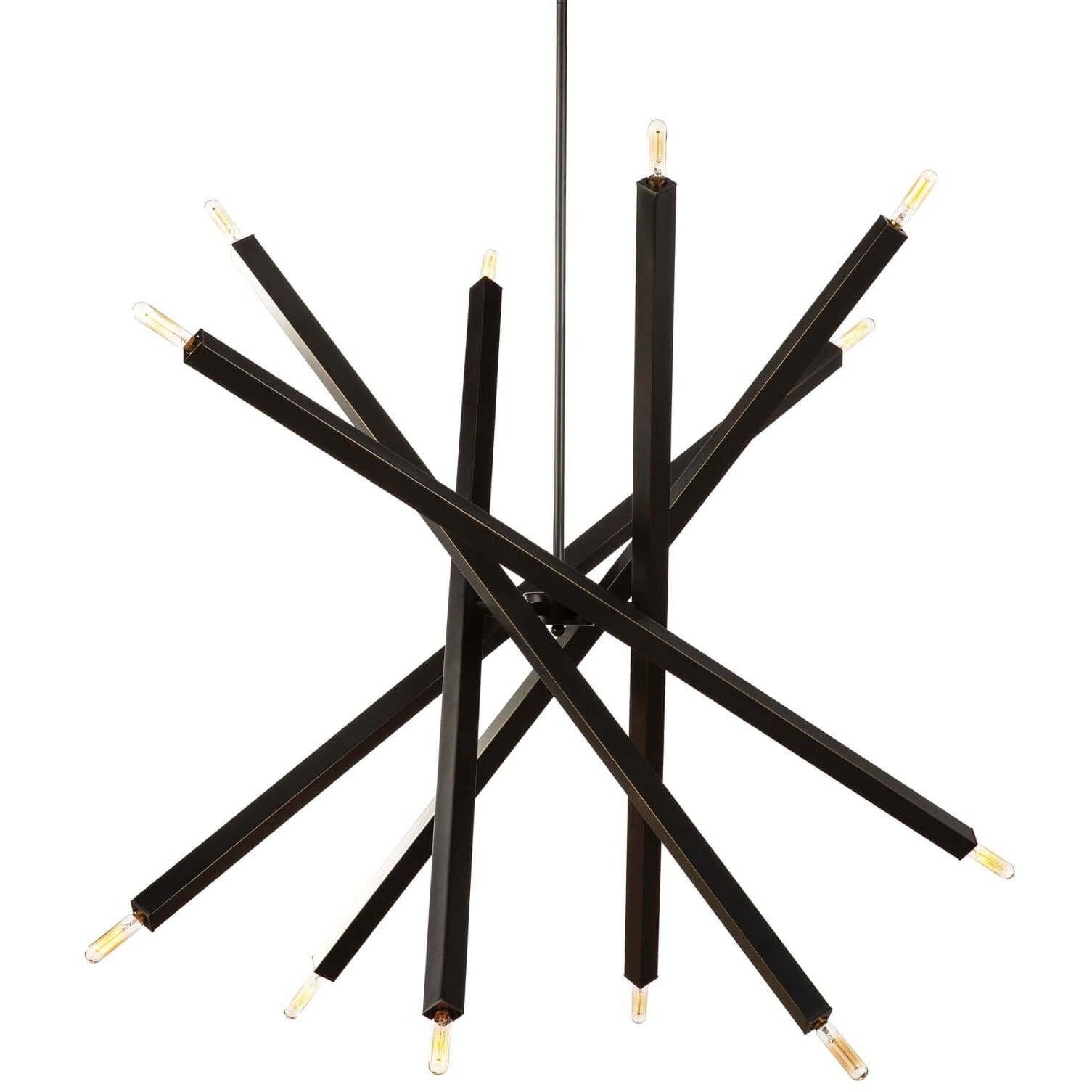 Viper 12 Light 41 inch Oil Rubbed Bronze Chandelier Ceiling Light