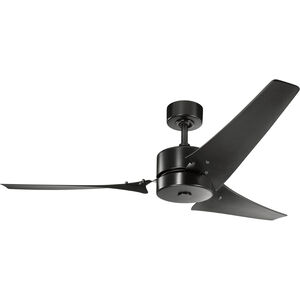 Motu 60 inch Satin Black Ceiling Fan
