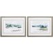 Landscapes Collection Green Framed Art