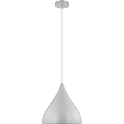 Oden 1 Light 14 inch Matte Grey Pendant Ceiling Light