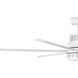 Draftsman 60 inch Matte White Fan