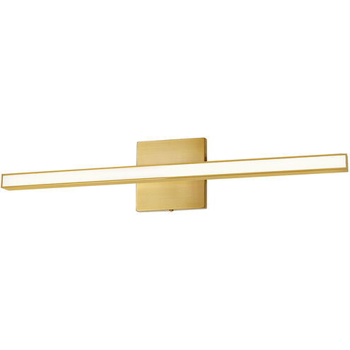 Arandel LED 23.75 inch Aged Brass Vanity Light Wall Light