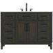 Virginia 48 X 35 inch Mocha Brown Bathroom Vanity Cabinet