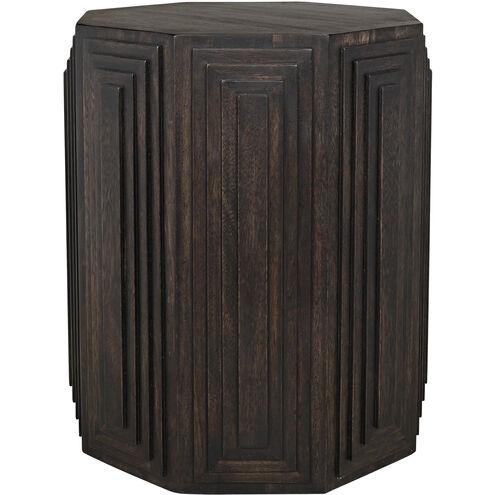 Moore 26 X 22 inch Ebony Walnut Side Table