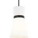 Clark 1 Light 9.75 inch Midnight Black Pendant Ceiling Light