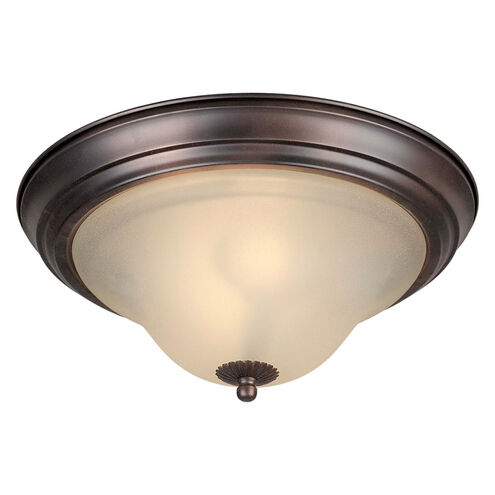 Signature 2 Light 13 inch Antique Bronze Flush Mount Ceiling Light