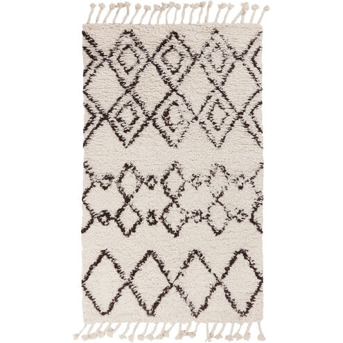 Sherpa 156 X 108 inch Dark Brown/Cream Rugs, Wool