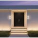Jacks LED 15 inch Textured White Exterior Wall Sconce