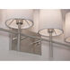 Rose LED 27 inch Satin Nickel Vanity Light Wall Light