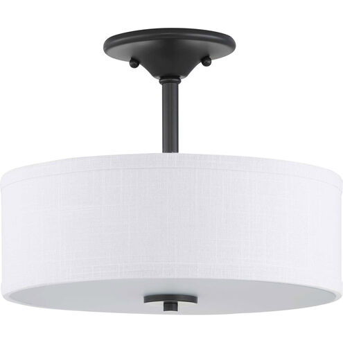 Briscoe 2 Light 13 inch Graphite Semi-Flush Mount Ceiling Light