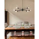 Nebraska LED 16 inch Espresso Horizontal Pendant Ceiling Light