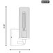 Drew & Jonathan Sarita 1 Light 5 inch Satin Brass Sconce Wall Light, Small