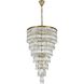 Josephine 41 Light 32 inch Satin Gold Chandelier Ceiling Light