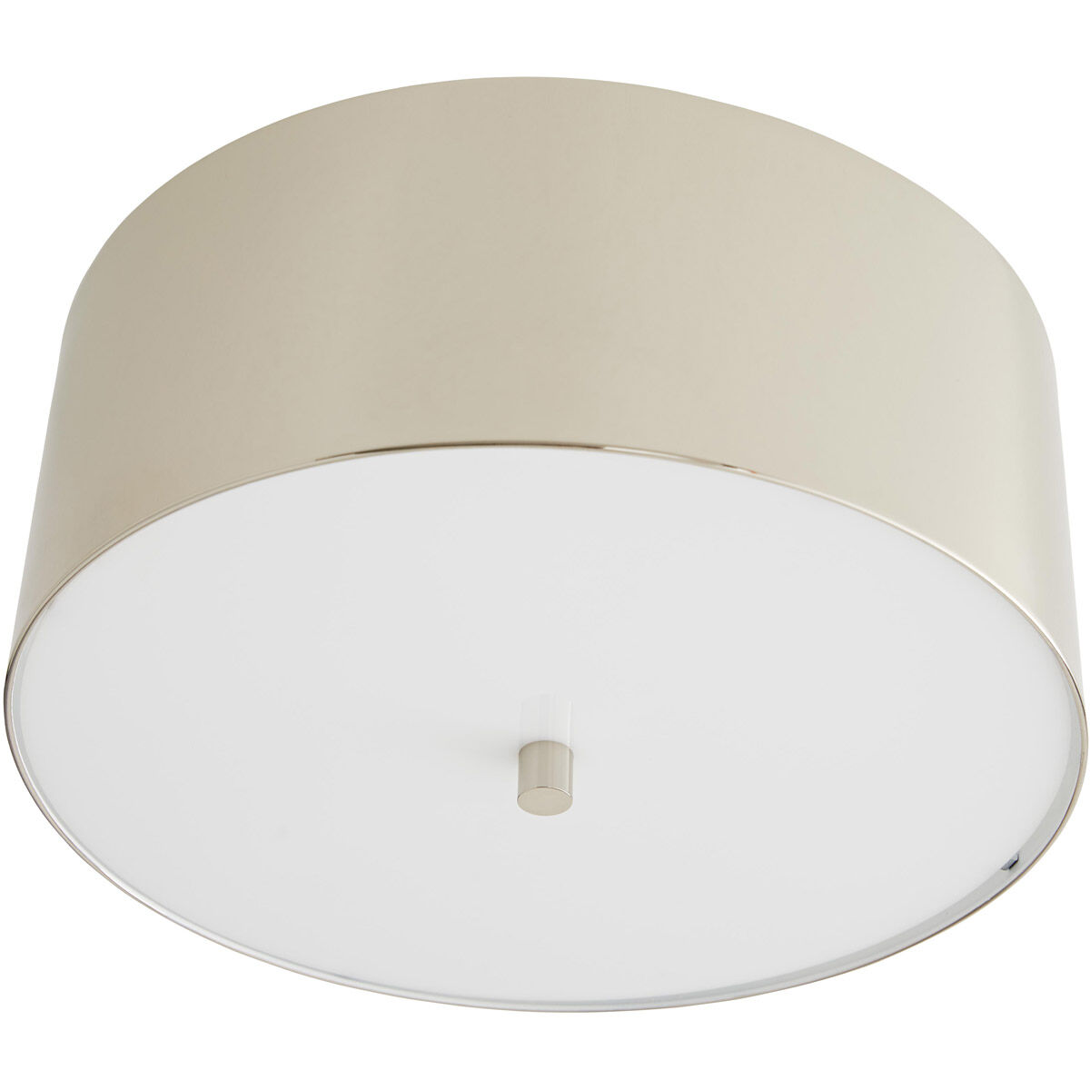 Tarbell 3 Light 20 inch Polished Nickel Semi-Flush Mount Ceiling Light, Essential Lighting