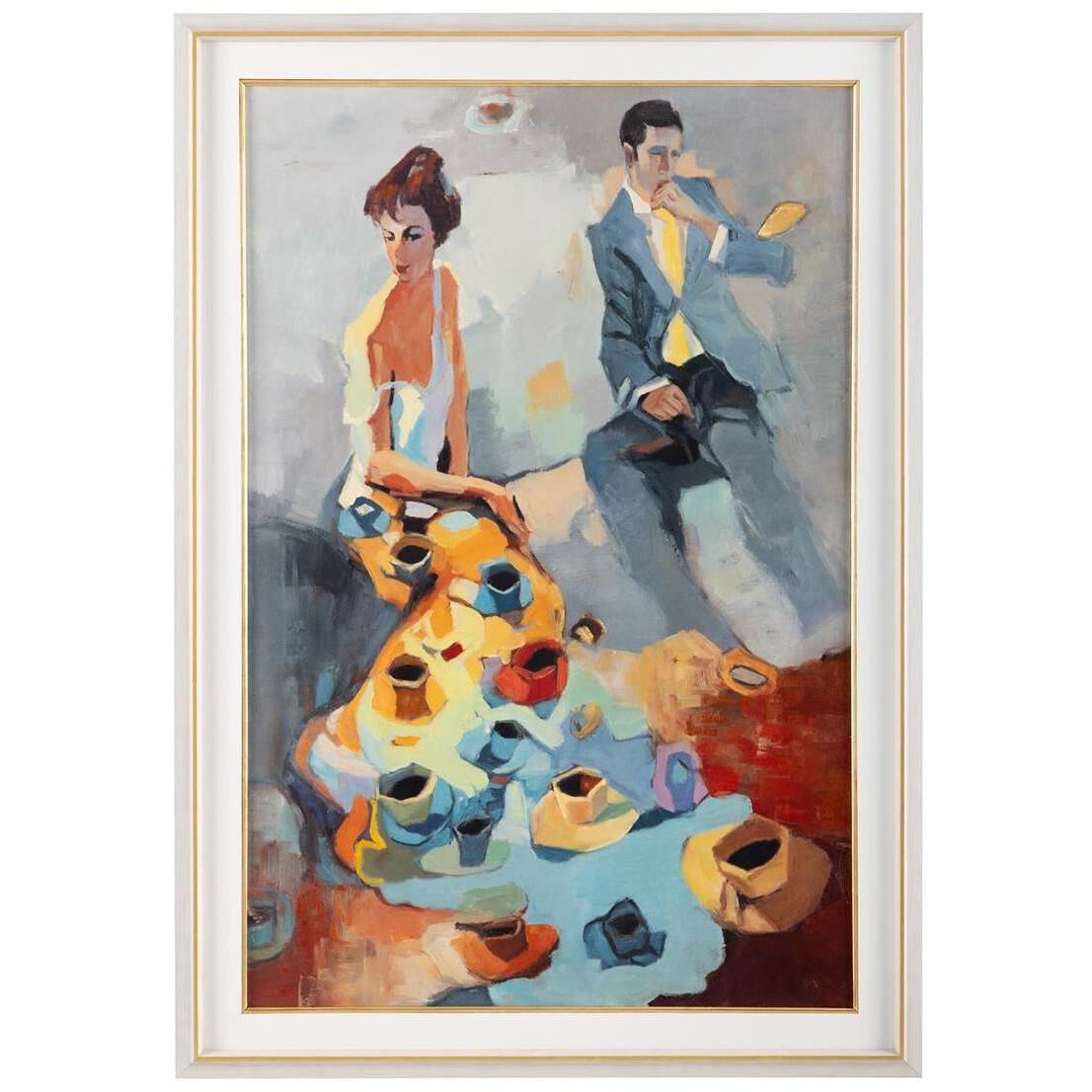 Café 51.25 X 36.25 inch Giclee