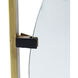 Anita 31.9 X 31.9 inch Black/Gold Wall Mirror