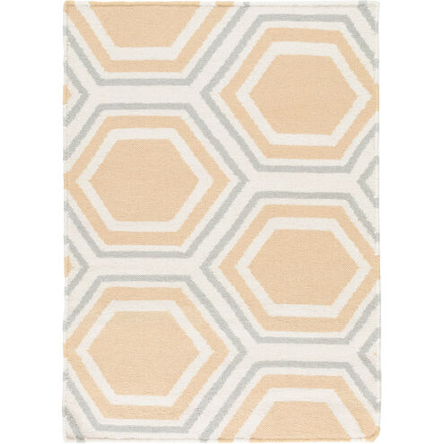 Fallon 36 X 24 inch Wheat, Beige, Seafoam Rug