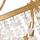Myra 8 Light 24 inch Distressed Brass Chandelier Ceiling Light