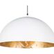 Sigmund 1 Light 23.5 inch White Pendant Ceiling Light, Large