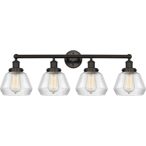 Fulton 4 Light 33.5 inch Oil Rubbed Bronze Bath Vanity Light Wall Light
