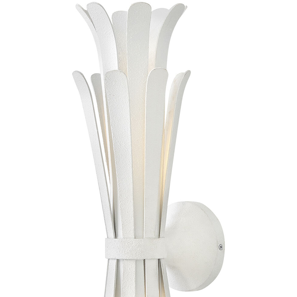 Reina Sconce Wall Light in Textured Plaster