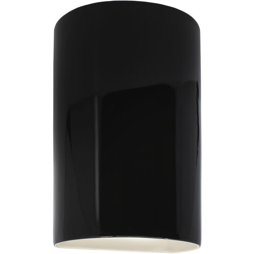 Ambiance LED 5.75 inch Gloss Black Wall Sconce Wall Light