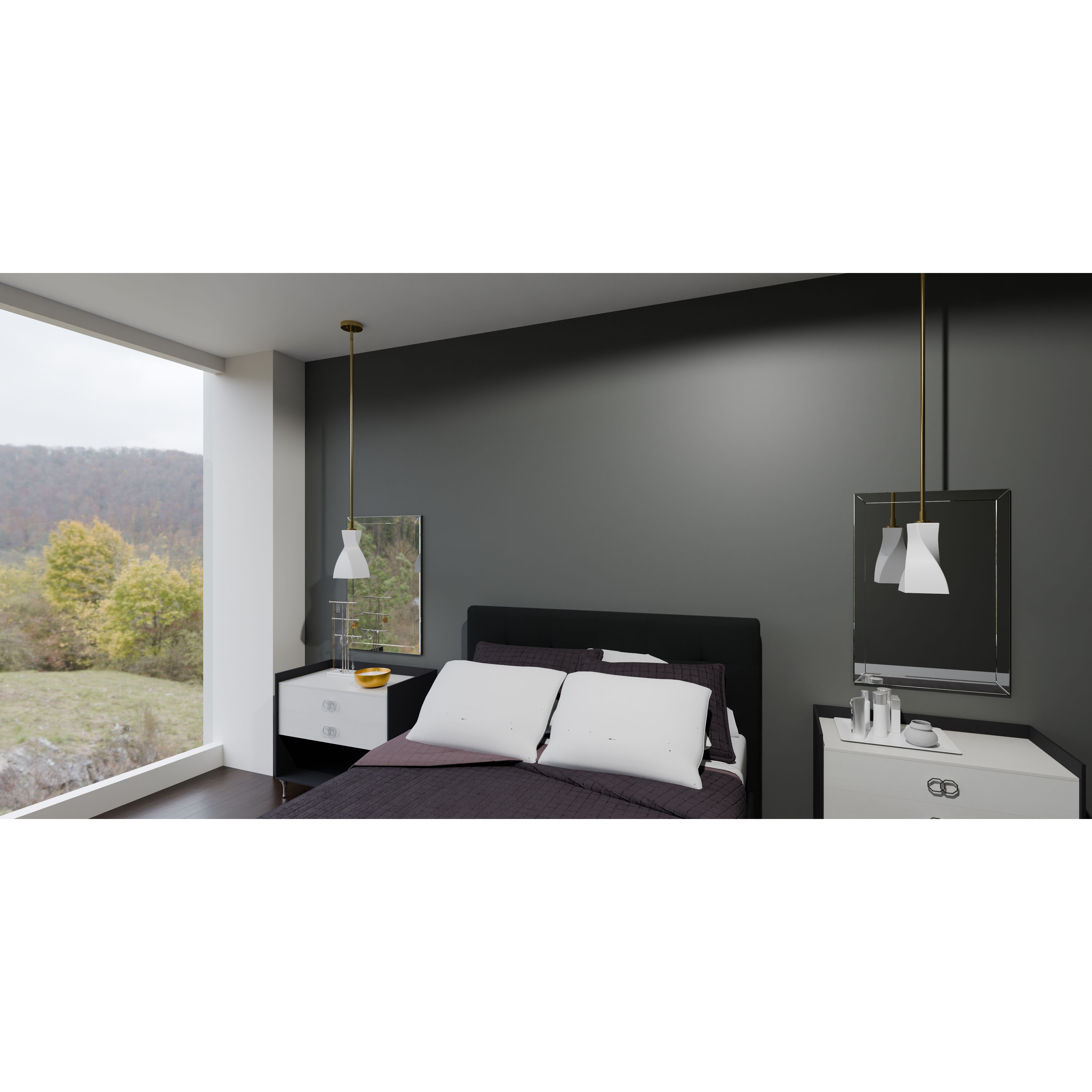 Stetson 1 Light 6 inch Brushed Gold Mini Pendant Ceiling Light, Small