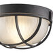 Aria 1 Light 10 inch Rust Outdoor Bulkhead