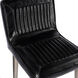 Maxwell Leather 32" Bar Stool in Black