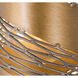 Flow 1 Light 4 inch Hammered Ore Mini Pendant Ceiling Light