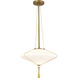 Alora Mood Reeve 1 Light 14.75 inch Brushed Gold Pendant Ceiling Light