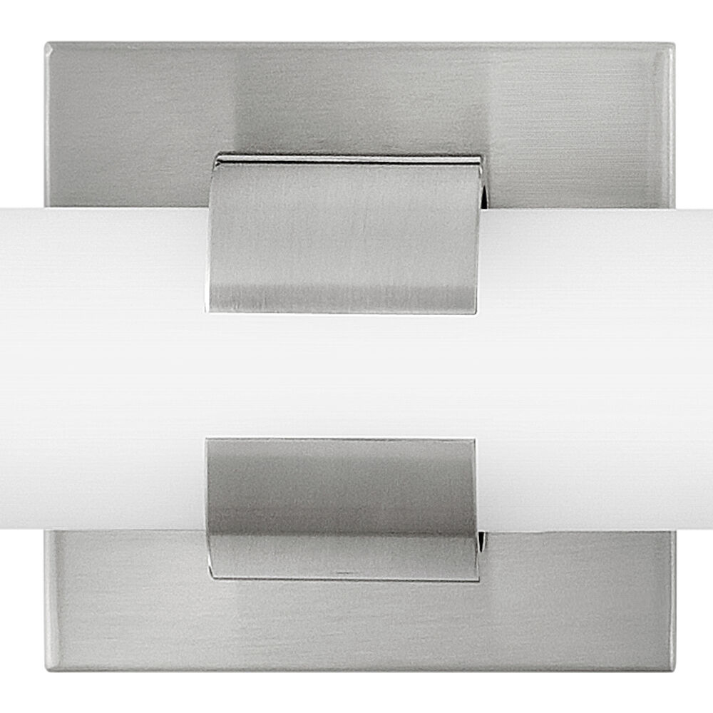 Aiden LED 31 inch Brushed Nickel Vanity Light Wall Light, Vertical