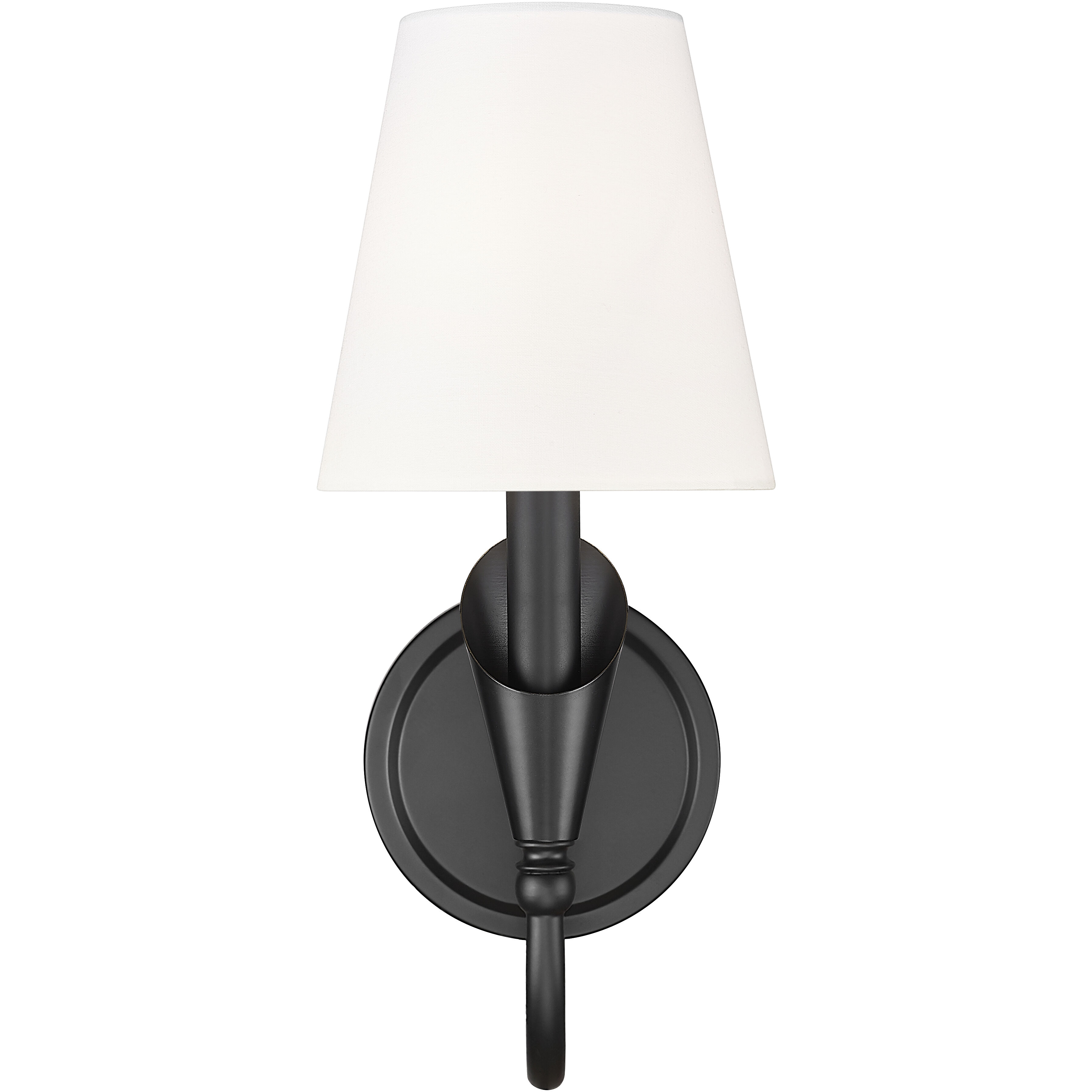Claudelle Wall Sconce Wall Light in Matte Black