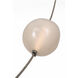 Anne-Marie Barton Dune LED 8 inch Ash Suede and Mottled Pewter Belted Light Ceiling Light