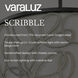 Scribble 1 Light 8 inch Matte Black with Artifact Mini Pendant Ceiling Light, Smithsonian Collaboration