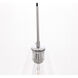 Gene 1 Light 7 inch Chrome Pendant Ceiling Light