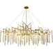 CC Series 16 Light 63 inch Brass Chandelier Ceiling Light