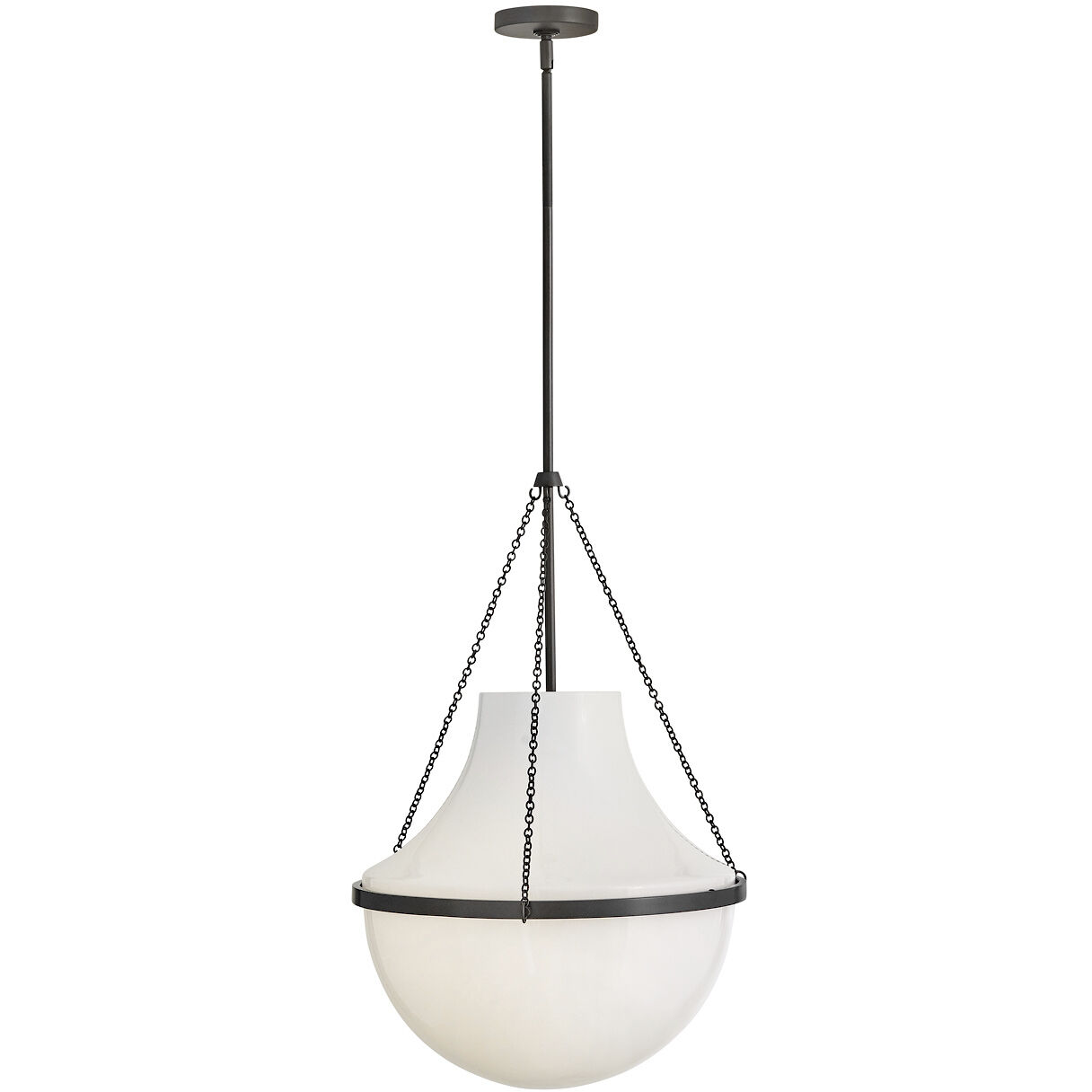 Collins 1 Light 20 inch Black Oxide Chandelier Ceiling Light