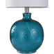 Signature 20 inch 60.00 watt Cerulean Blue Table Lamp Portable Light