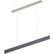 After 8 Linear Pendant Ceiling Light in Slate