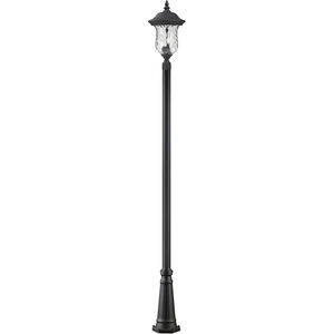 Armstrong 3 Light 118.25 inch Black Outdoor Post Mounted Fixture