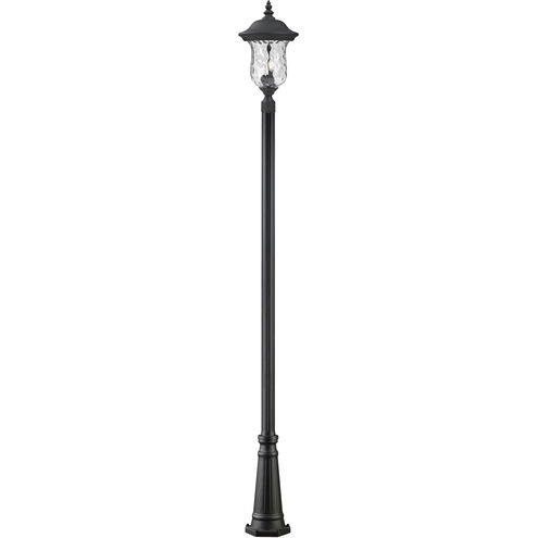Armstrong 3 Light 118.25 inch Black Outdoor Post Mounted Fixture
