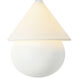 Alora Mood Rowan 7 inch Antique White Wall Sconce Wall Light