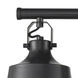 Auralume Provin 3 Light 28 inch Matte Black Bath Vanity Light Wall Light in Incandescent